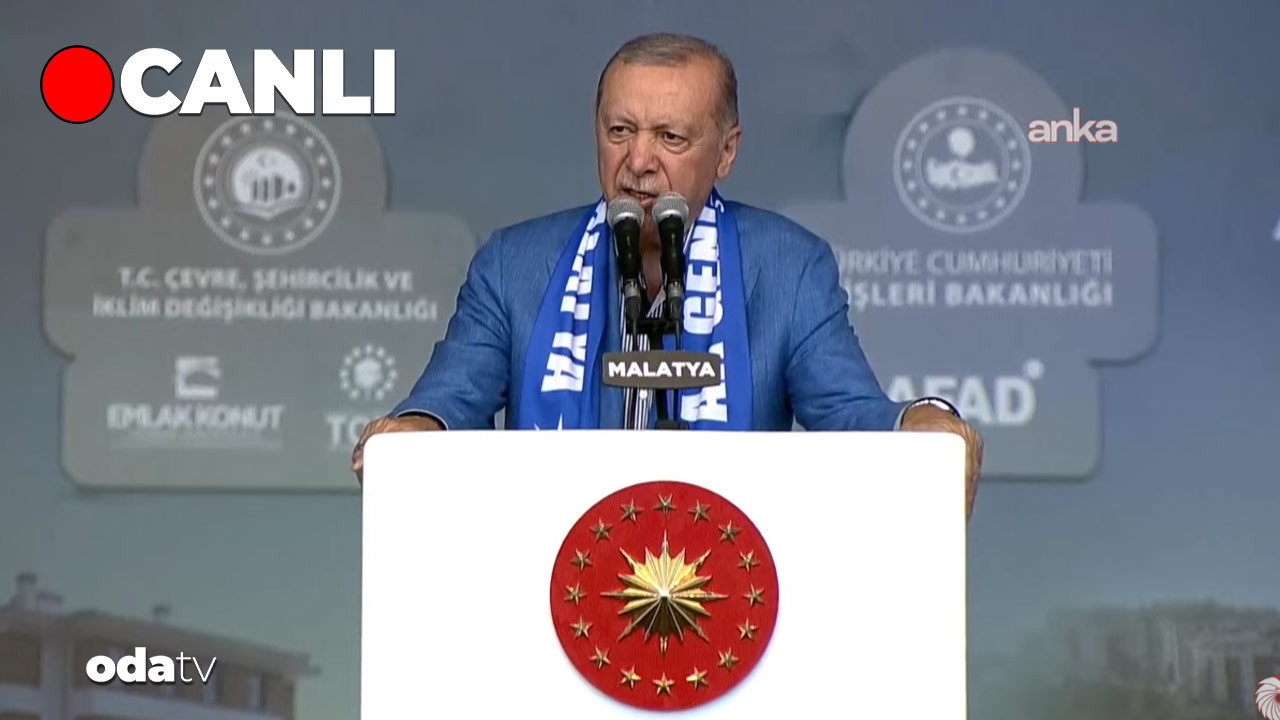 Cumhurbaşkanı Erdoğan Malatya’da konuşuyor