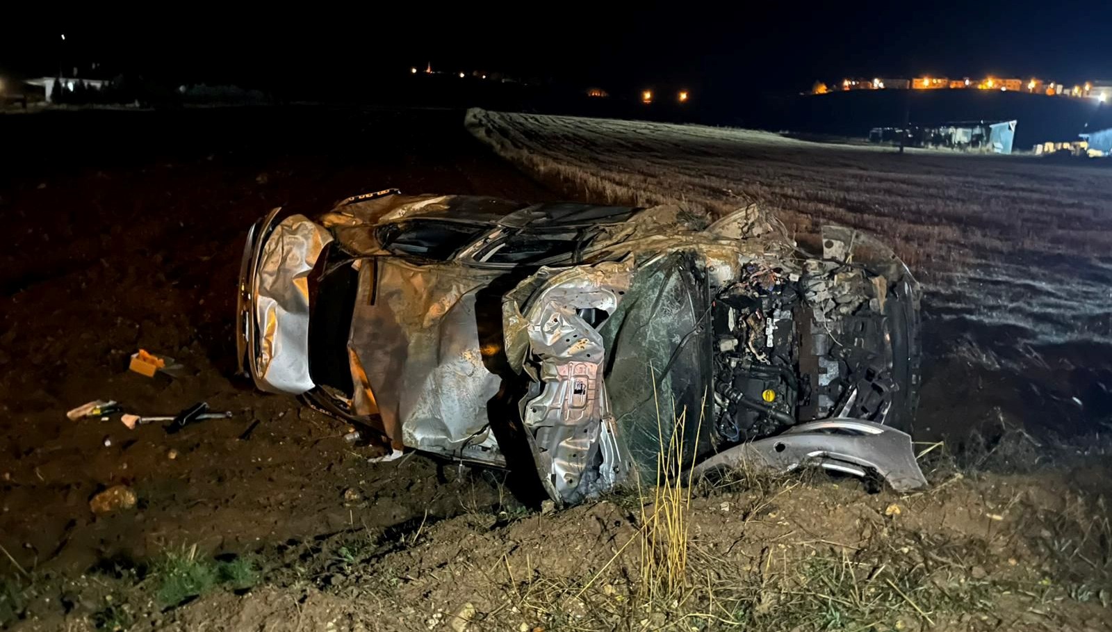 Çankırı’da otomobil takla attı: Üç yaralı