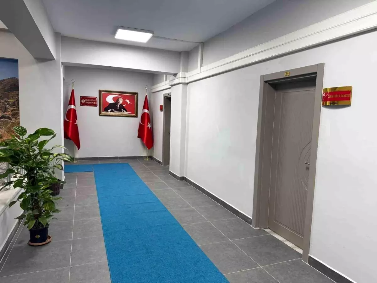 Anamur’da Modern Adliye Sarayı İşi Tamamlanıyor