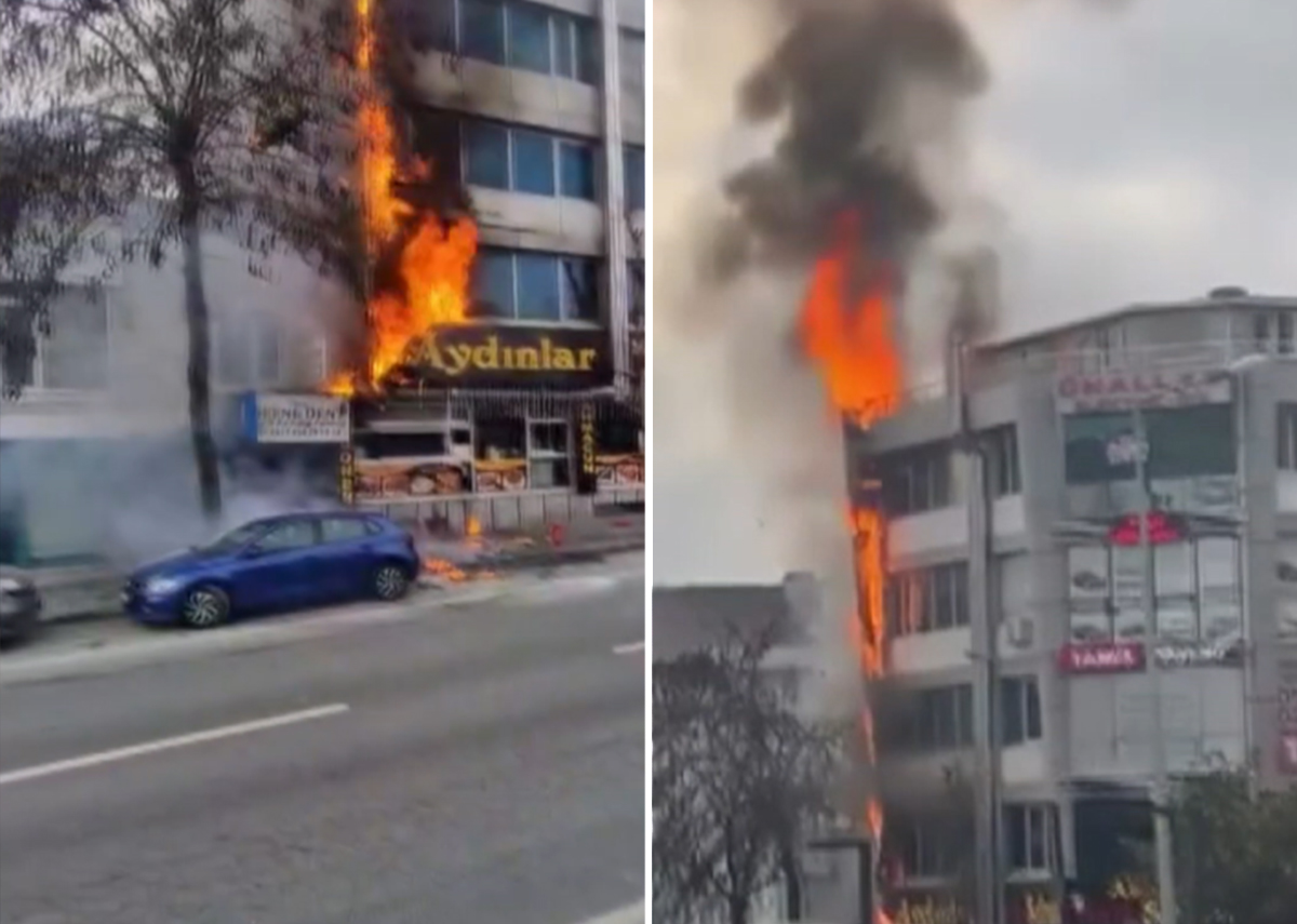 Esenyurt’ta iş yeri yangını