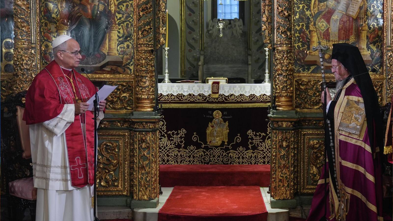 Papa 14. Leo’nun İstanbul’daki üçüncü durağı, Fener Rum Patrikhanesi oldu